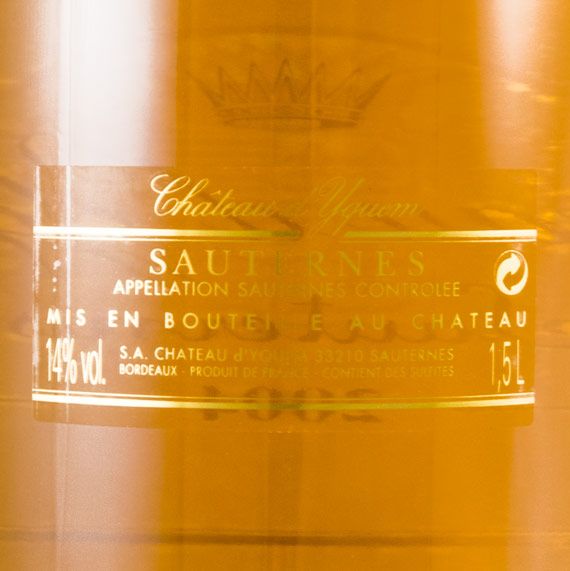 2004 Château d'Yquem Sauternes branco 1,5L