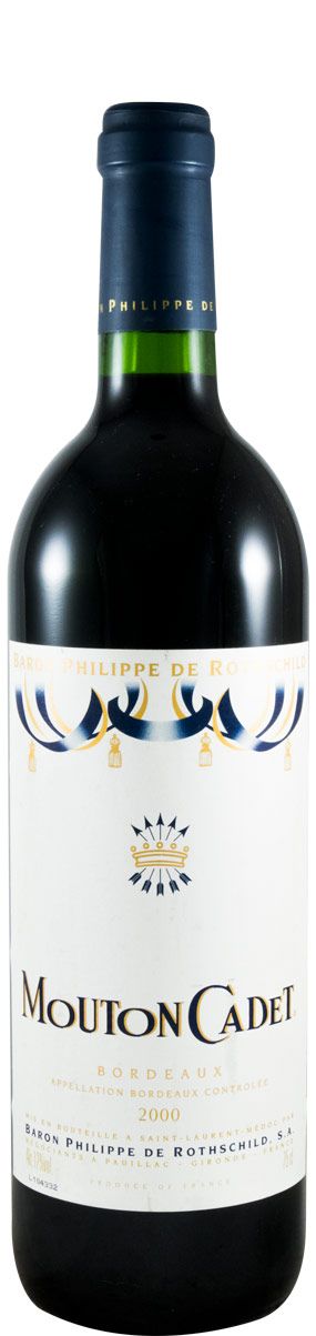 2000 Mouton Cadet Baron Philippe de Rothschild Pauillac red