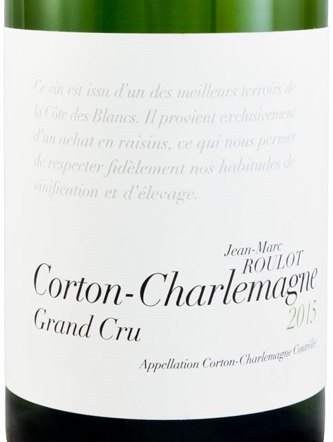 2015 Jean-Marc Roulot Corton-Charlemagne white