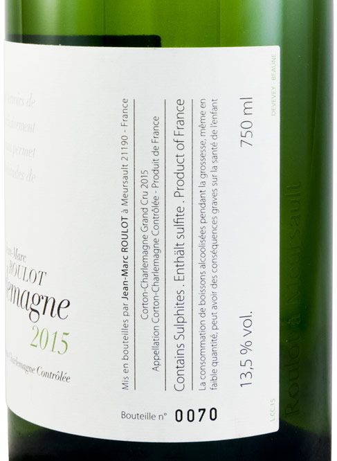 2015 Jean-Marc Roulot Corton-Charlemagne white