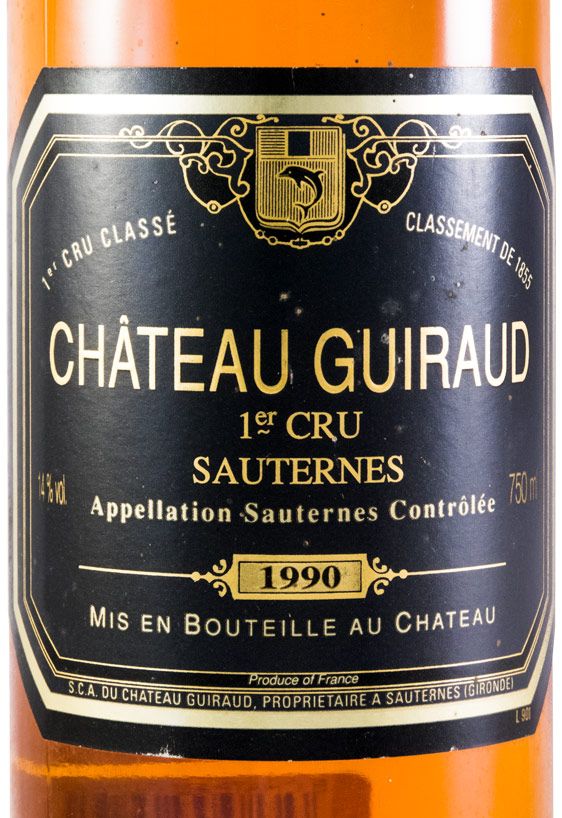 1990 Château Guiraud Sauternes branco