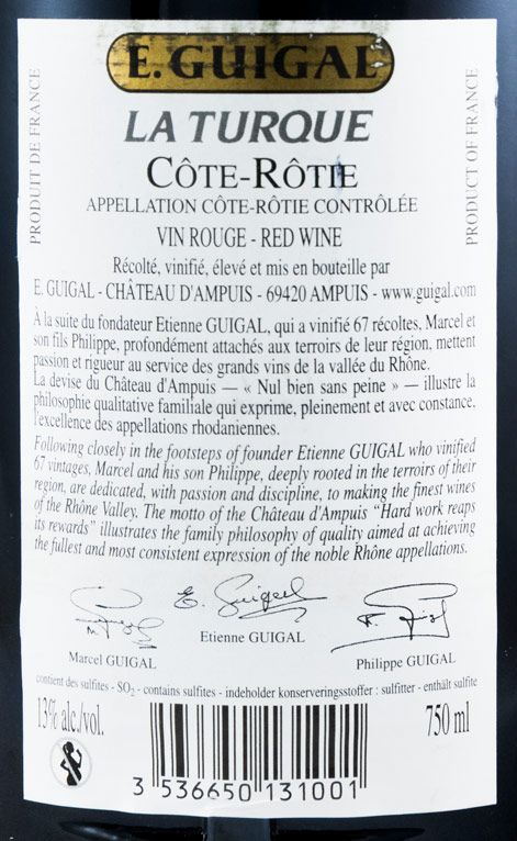 2004 E. Guigal La Turque Côte-Rôtie red