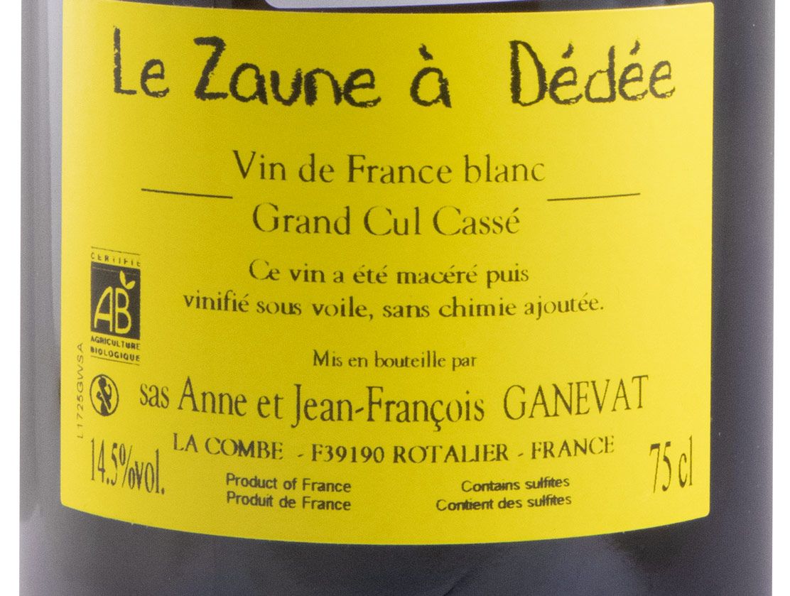 Anne et Jean-François Ganevat Le Zaune à Dédée white