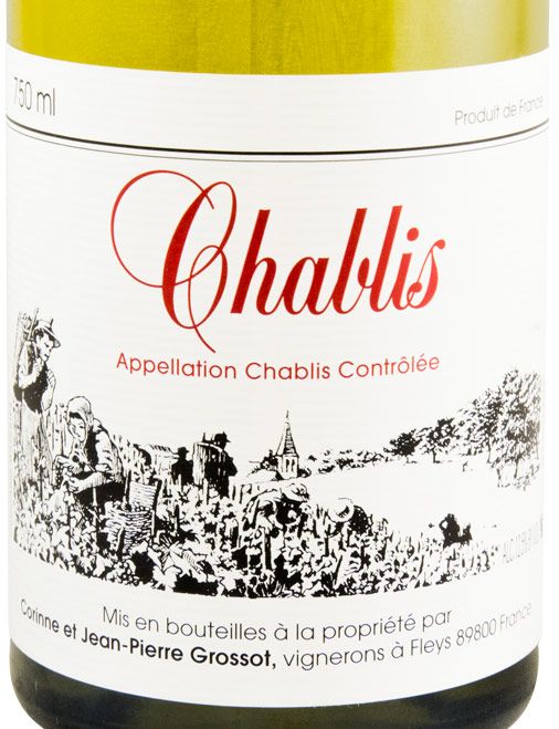 2015 Domaine Corinne & Jean-Pierre Grossot Chablis branco