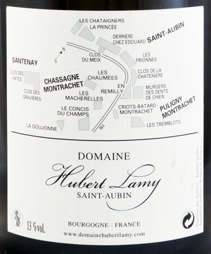 2015 Domaine Hubert Lamy En Remilly Premier Cru Saint-Aubin white