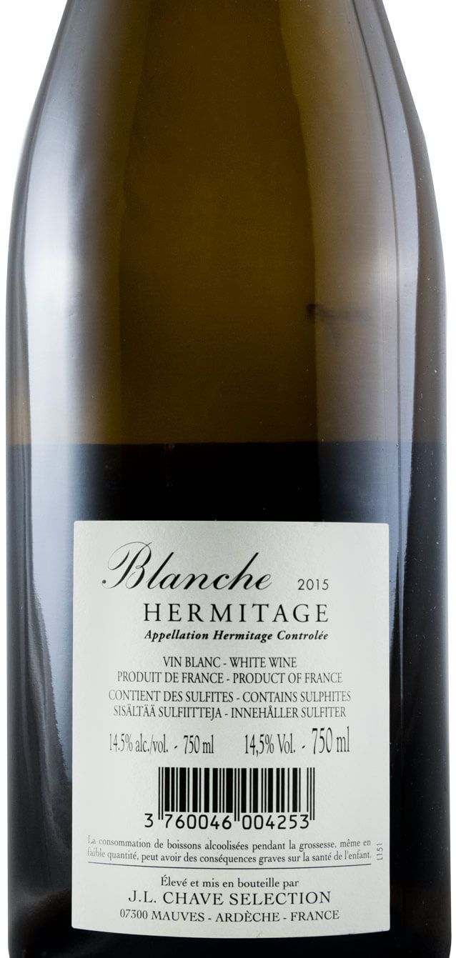 2015 Domaine Jean-Louis Chave Sélection Blanche Hermitage white