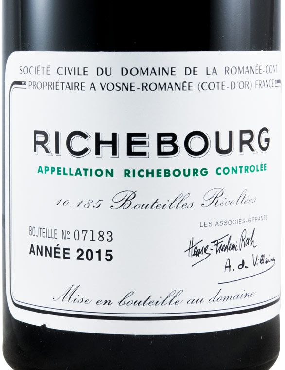 2015 Domaine de la Romanée-Conti Richebourg tinto