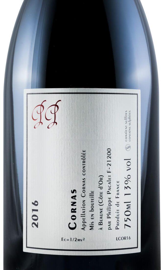 2016 Philippe Pacalet Cornas red