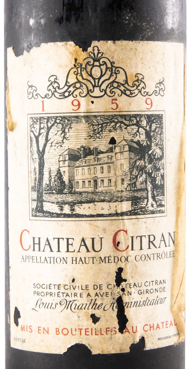 1959 Château Citran Lous Miailhe tinto