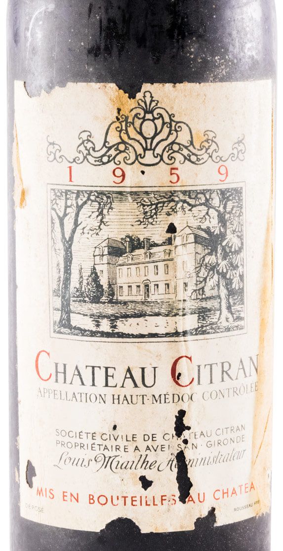 1959 Château Citran Haut-Medoc red