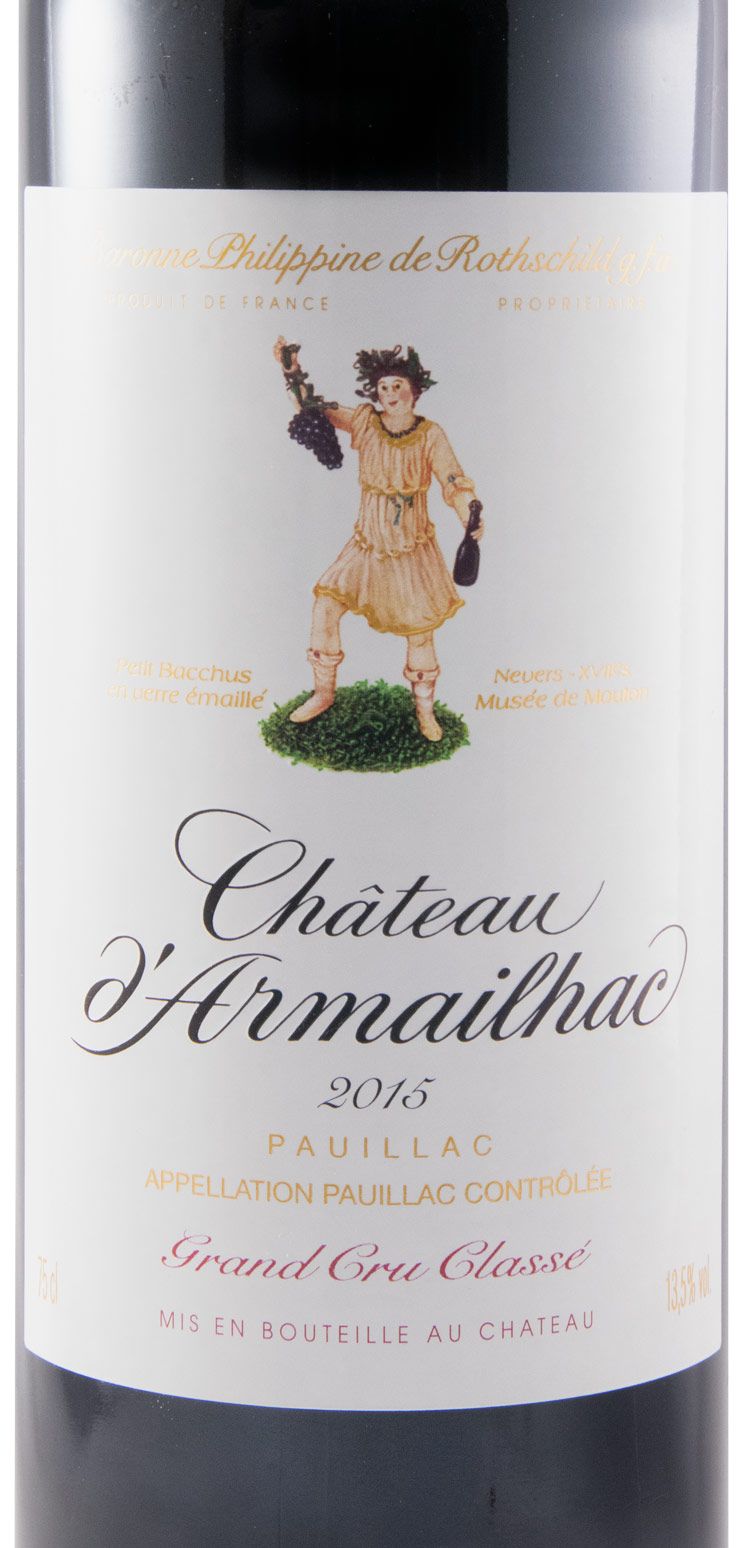 2015 Château d'Armailhac Baron Philippe de Rothschild Pauillac tinto