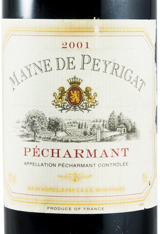 2001 Mayne de Peyrigat Pécharmant tinto