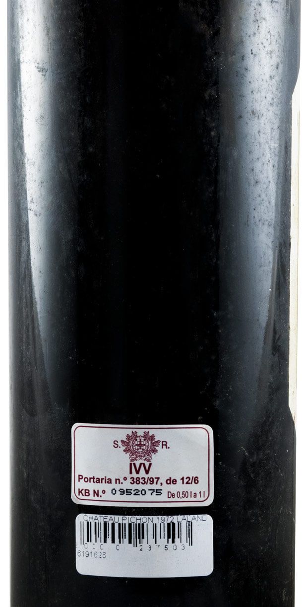 1972 Château Pichon Longueville Comtesse de Lalande Pauillac red