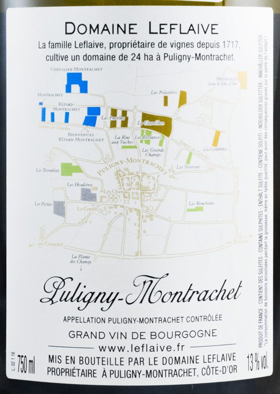 2016 Domaine Leflaive Puligny-Montrachet white