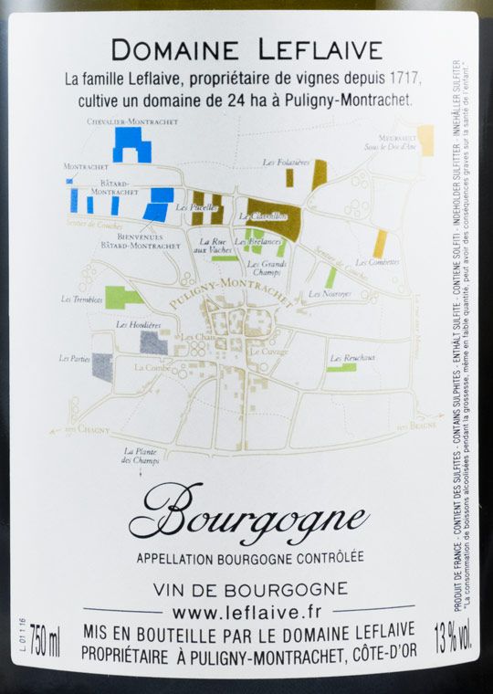 2016 Domaine Leflaive Bourgogne white