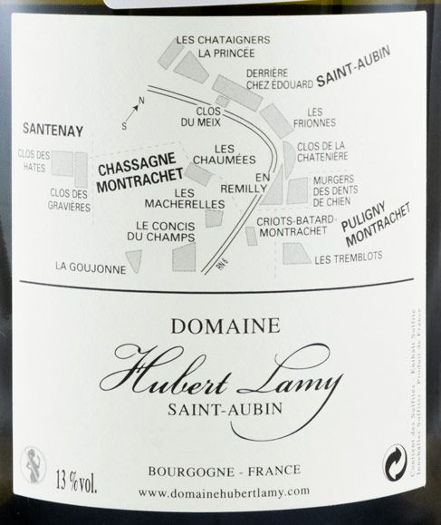 2016 Domaine Hubert Lamy Clos de Gravieres Santenay branco
