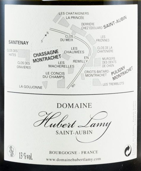 2016 Domaine Hubert Lamy Les Murgers des Dents de Chien Premier Cru Saint-Aubin branco