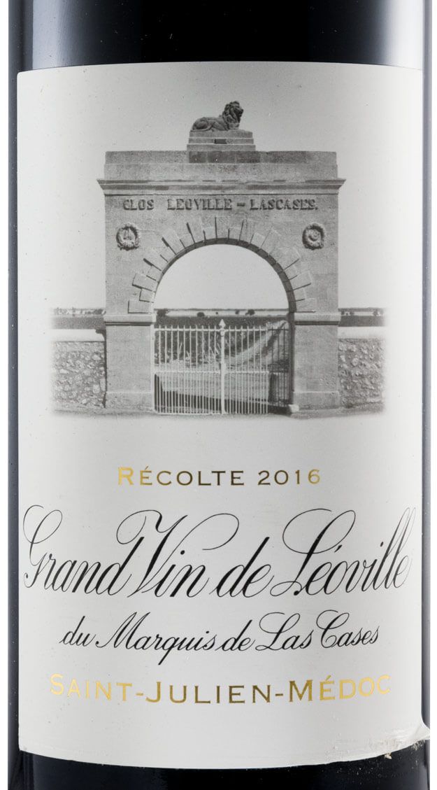 2016 Château Leoville Marquis de Las Cases Saint-Julien red
