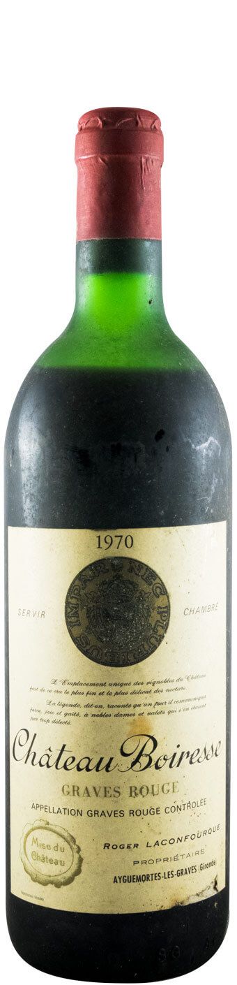 1970 Château Boiresse Graves Rouge tinto
