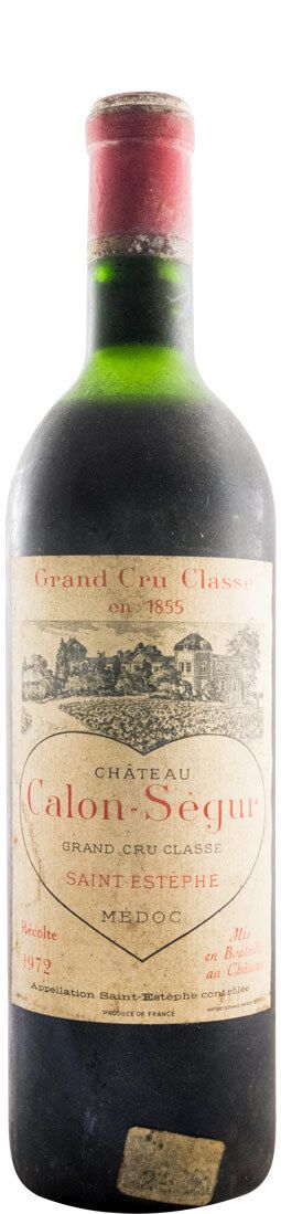 1972 Château Calon-Ségur Saint-Estèphe tinto