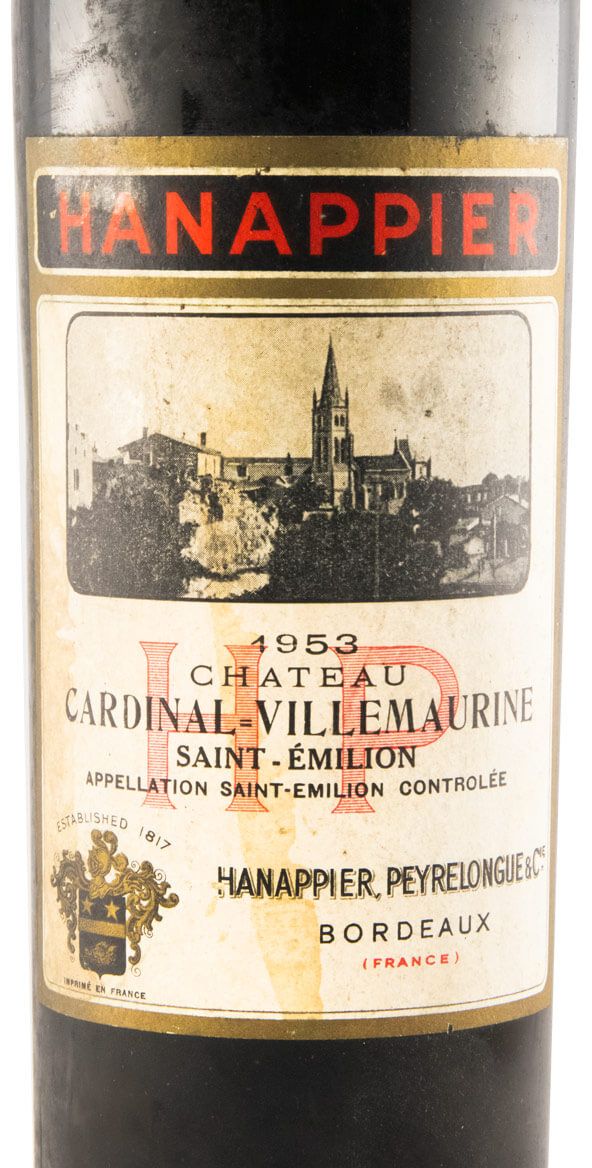 1953 Château Cardinal-Villemaurine Hanappier red