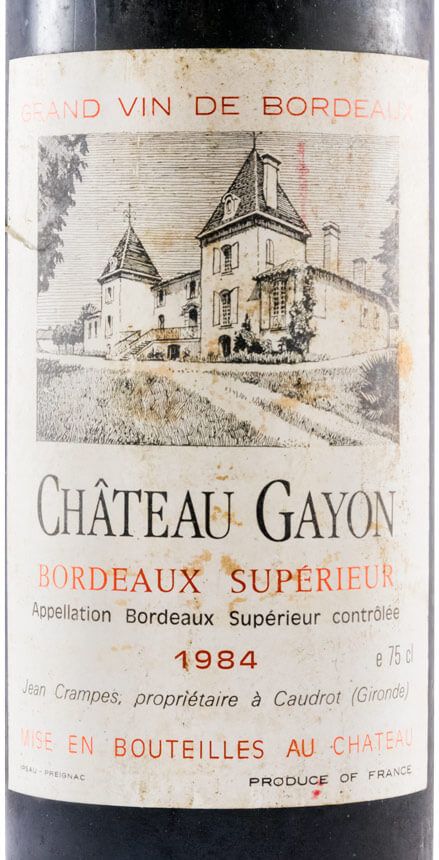 1984 Château Gayon Bordeaux red