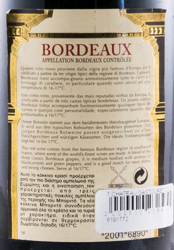 2002 Château Castouret tinto