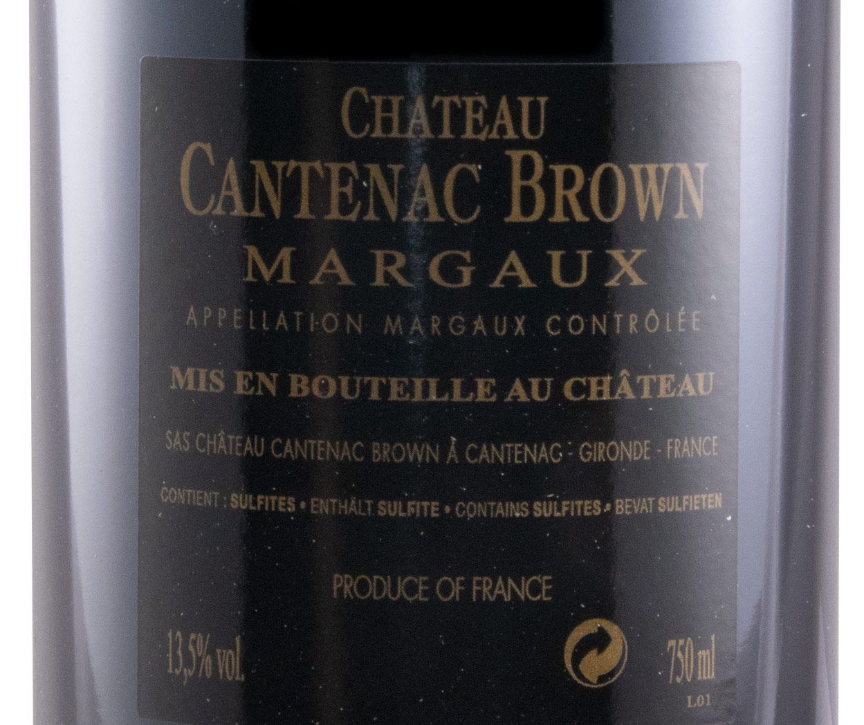 2016 Château Cantenac Brown Margaux tinto