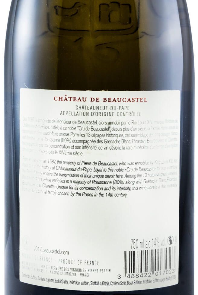 2017 Château de Beaucastel Châteauneuf-du-Pape white