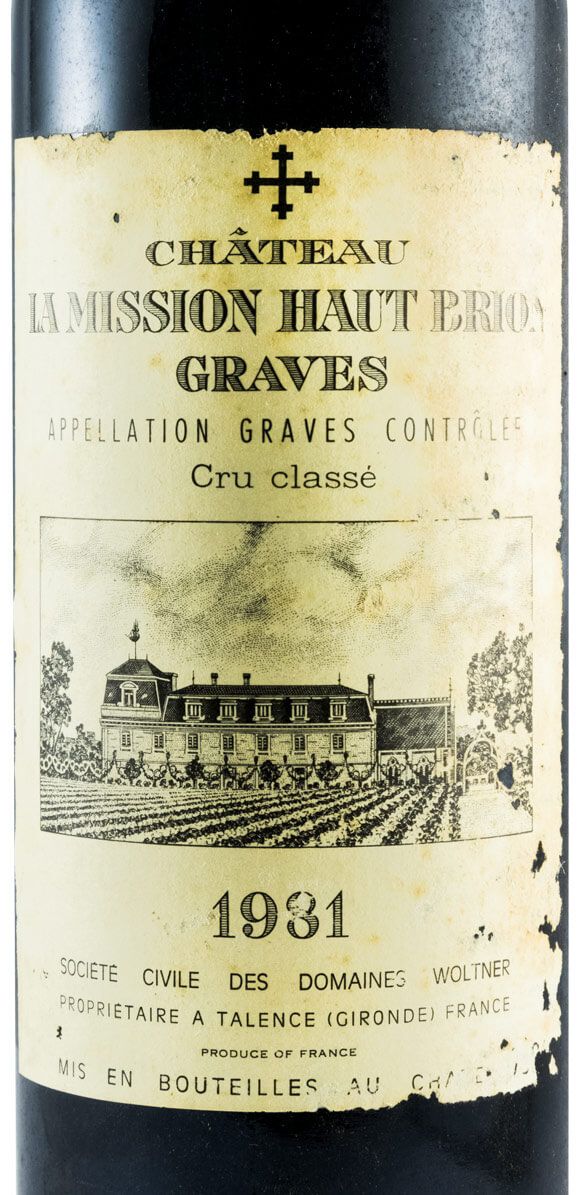 1981 Château La Mission Haut-Brion Pessac-Léognan tinto