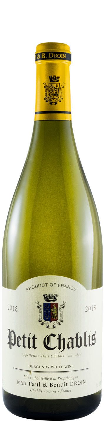 2018 Jean-Paul & Benoît Droin Petit Chablis branco
