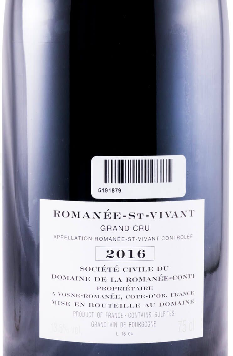 2016 Domaine de la Romanée-Conti Marey-Monge Romanée-Saint-Vivant tinto