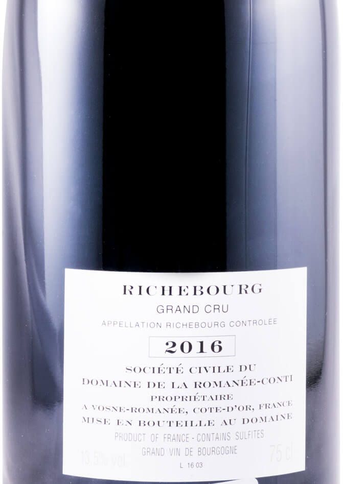 2016 Domaine de la Romanée-Conti Richebourg tinto
