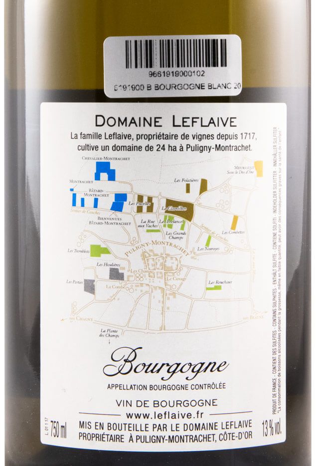 2017 Domaine Leflaive Bourgogne branco
