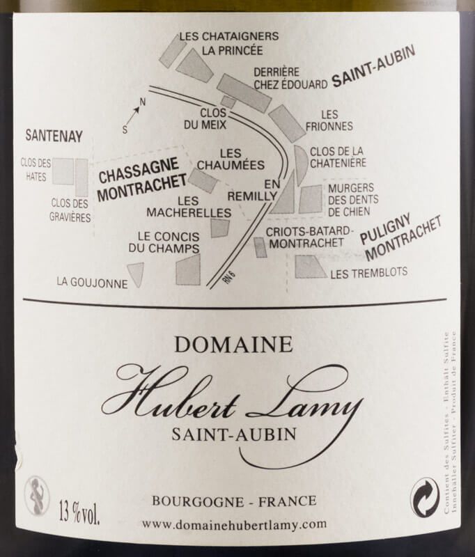 2017 Domaine Hubert Lamy Les Murgers des Dents de Chien Premier Cru Saint-Aubin branco
