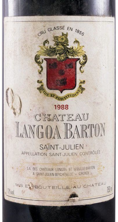 1988 Château Langoa Barton Saint-Julien tinto