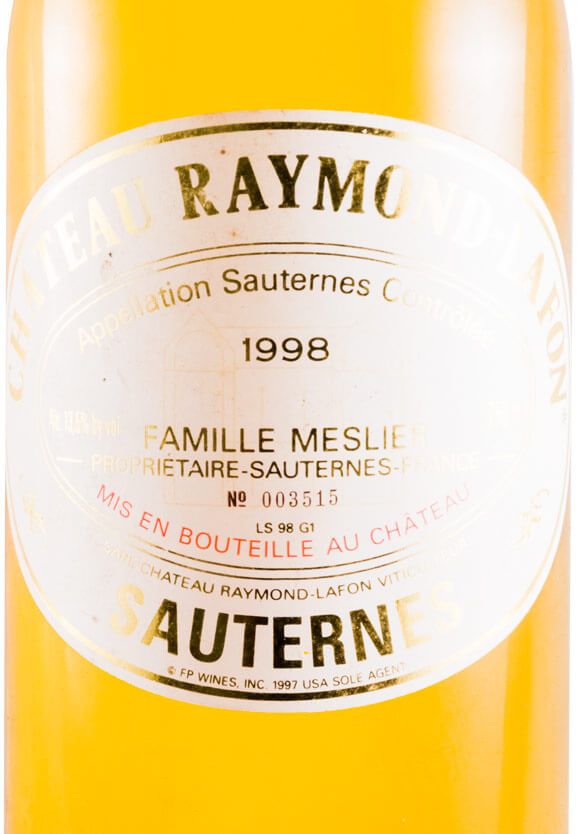 1998 Château Raymond-Lafon Sauternes branco