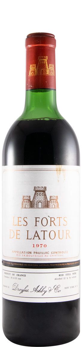 1970 Château Les Forts de Latour Pauillac red