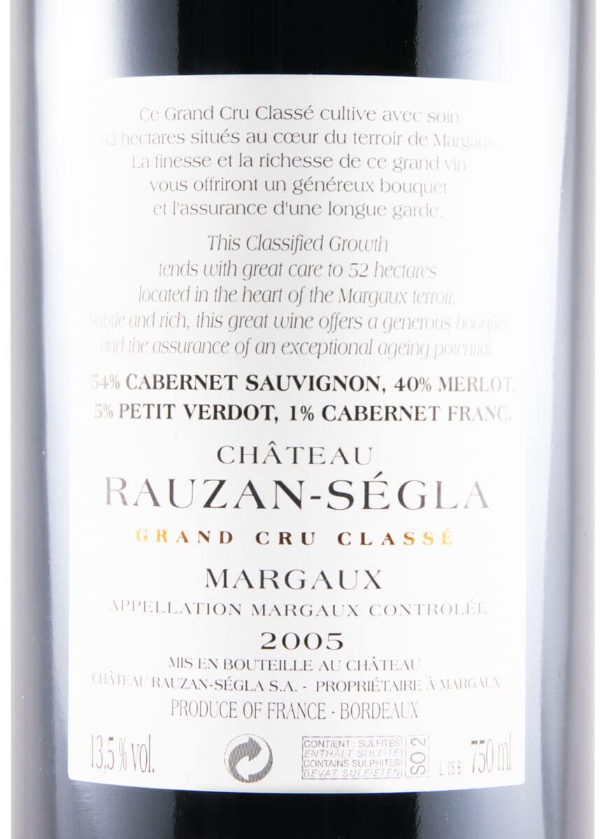 2005 Château Rauzan-Ségla Margaux tinto