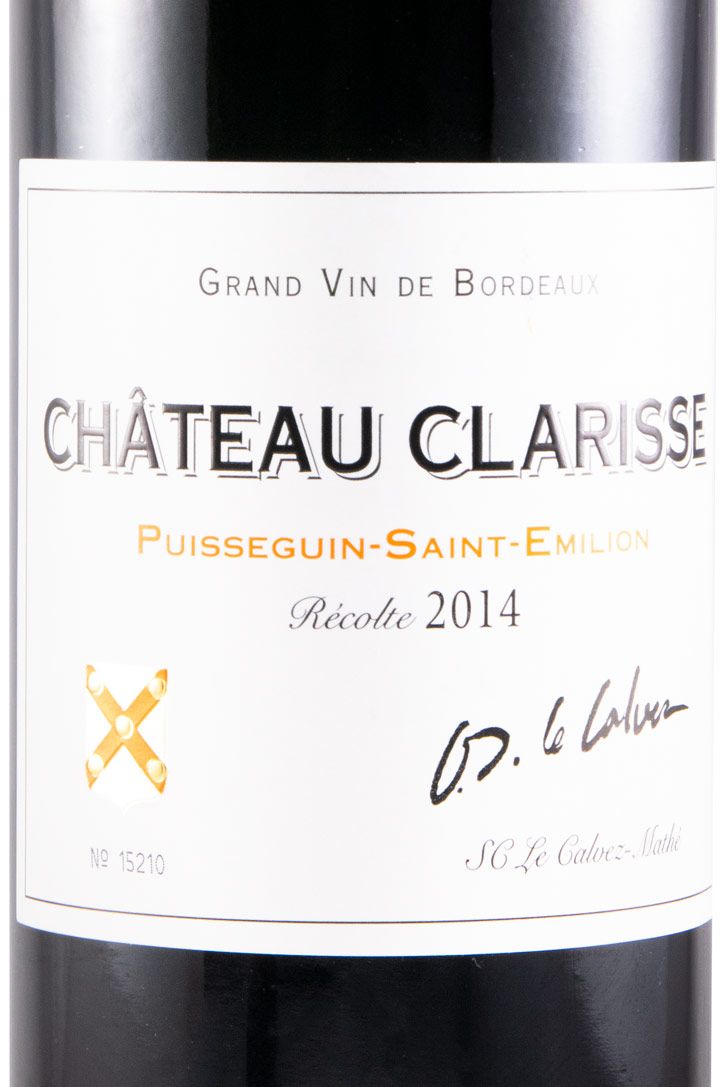 2014 Château Clarisse Puisseguin-Saint-Émilion tinto
