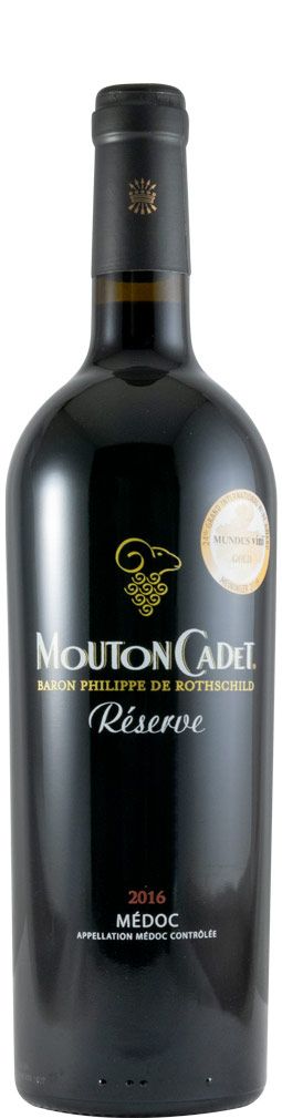 2016 Mouton Cadet Reserve Medoc Baron Philippe de Rothschild tinto