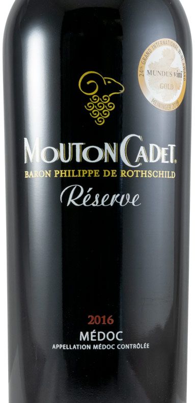 2016 Mouton Cadet Reserve Medoc Baron Philippe de Rothschild tinto