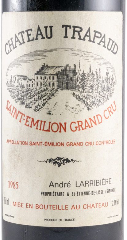 1985 Château Trapaud Andre Larribière Saint-Émilion tinto