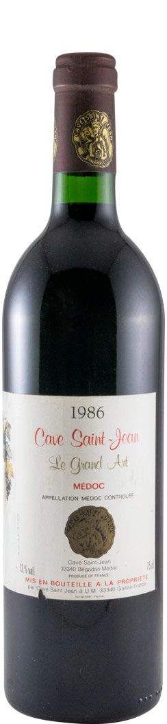 1986 Cave Saint-Jean Le Grand Art Medoc tinto