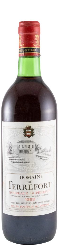 1983 Domaine de Terrefort Gironde Saint-Loubes tinto