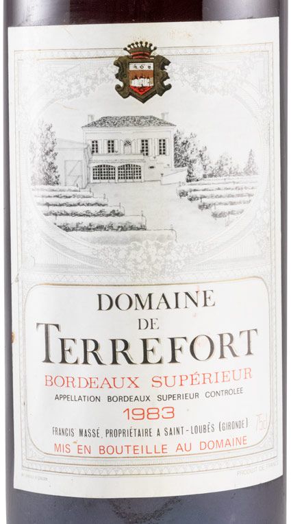 1983 Domaine de Terrefort Gironde Saint-Loubes tinto