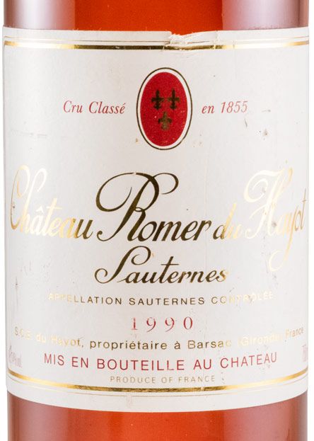 1990 Château Romer du Hayot Sauternes white