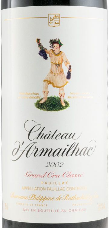 2002 Château d'Armailhac Baron Philippe de Rothschild Pauillac red