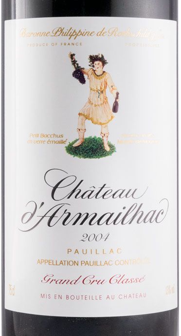 2004 Château d'Armailhac Baron Philippe de Rothschild Pauillac tinto