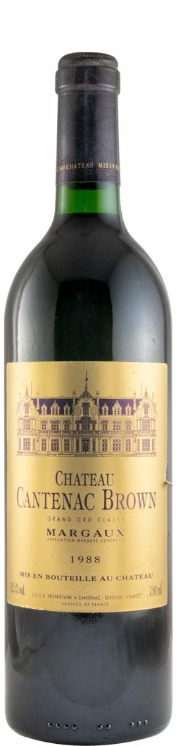 1988 Château Cantenac Brown Margaux tinto
